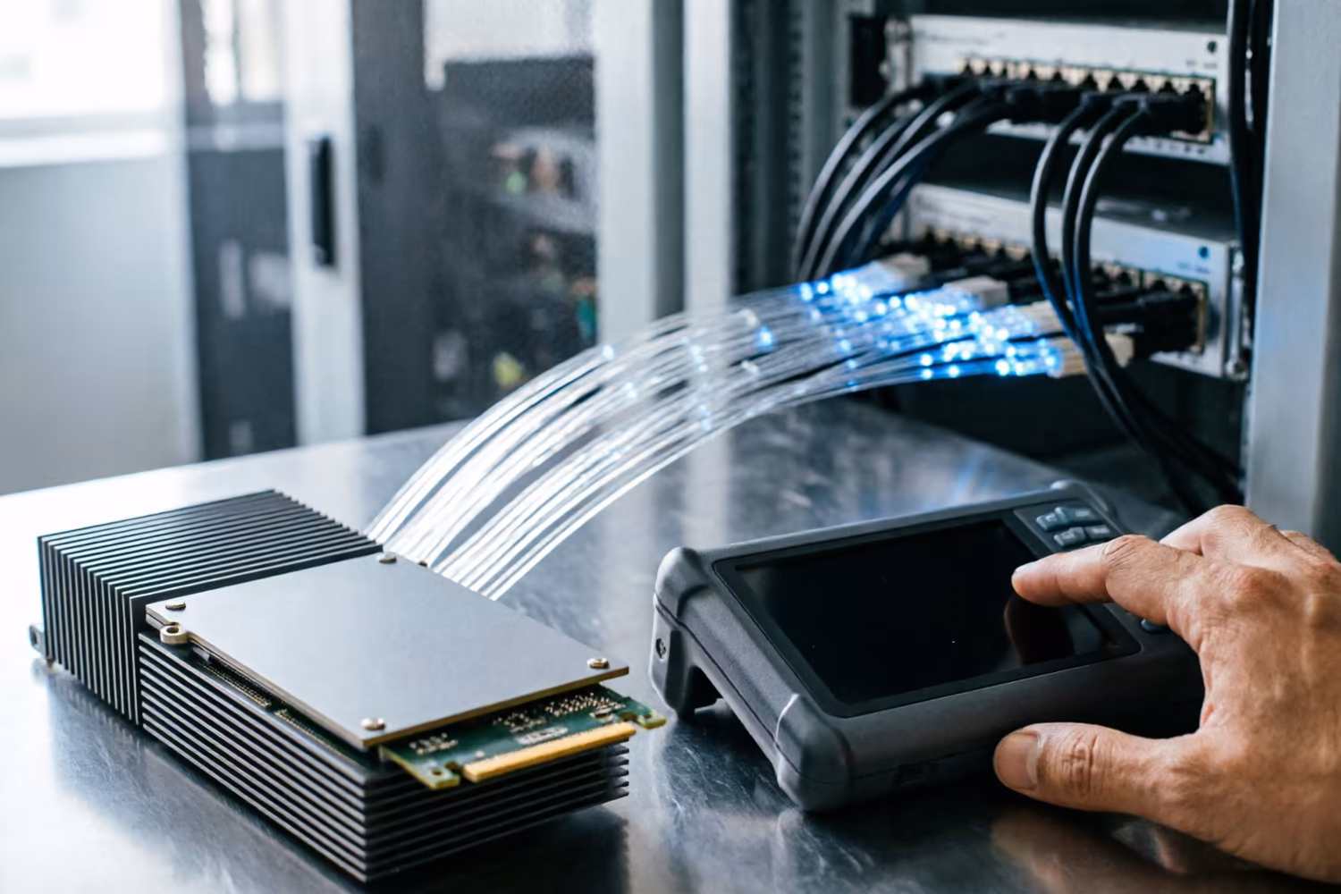 Dịch vụ hosting – Công cụ đo TTFB, IOPS NVMe và throughput mạng