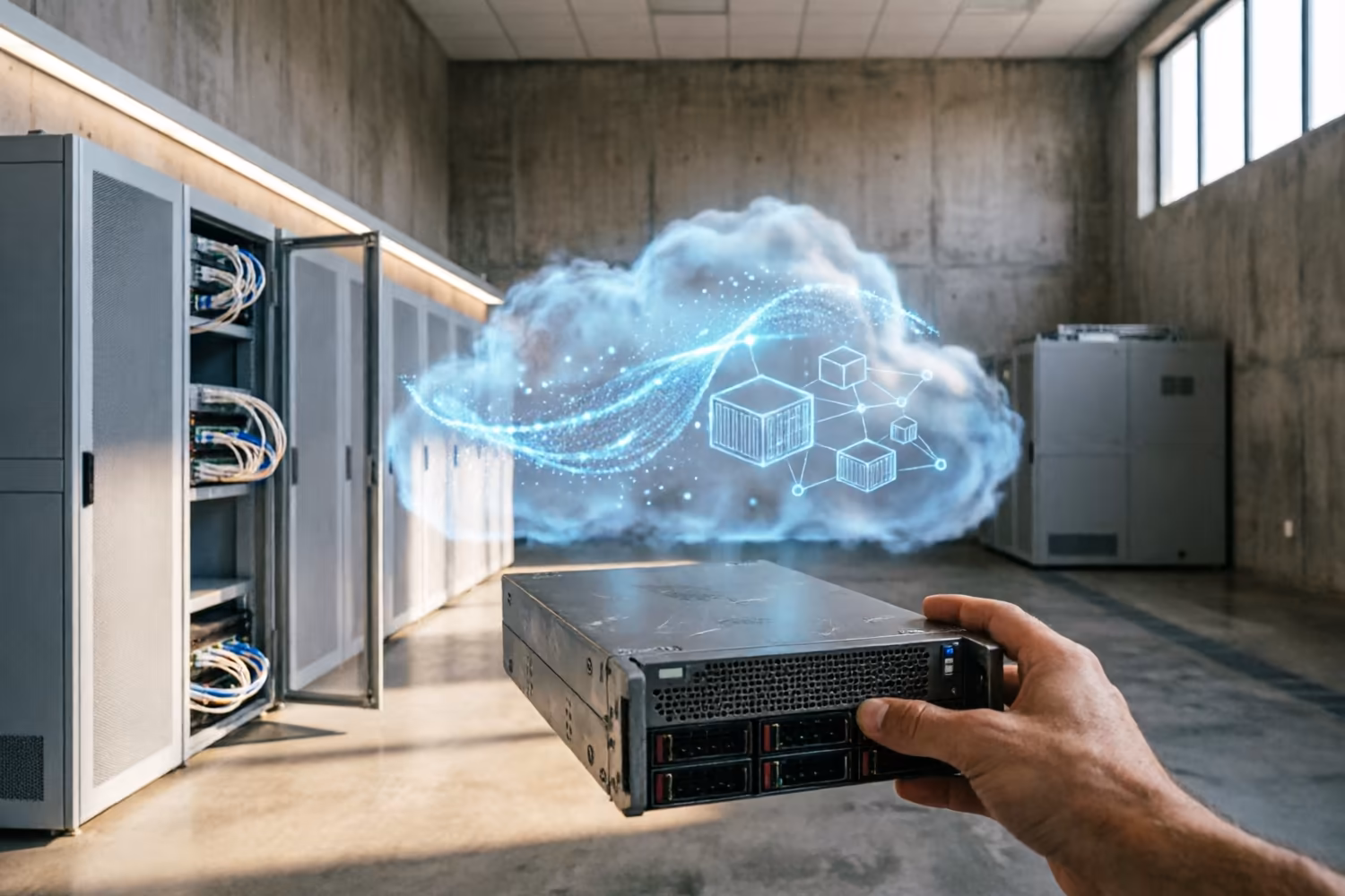 Dịch vụ hosting – Sự dịch chuyển từ máy chủ vật lý sang kiến trúc lai cloud–container
