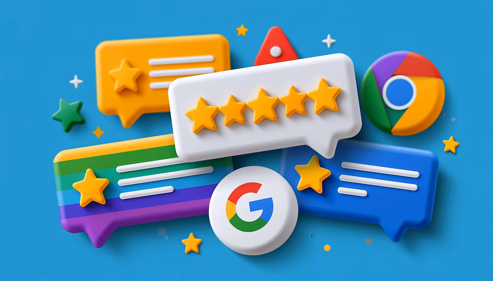 Minh họa review snippet trên kết quả tìm kiếm Google