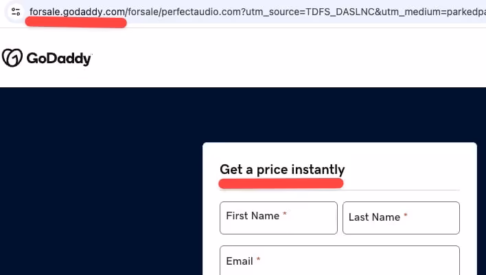 Afternic cải tiến Request Price