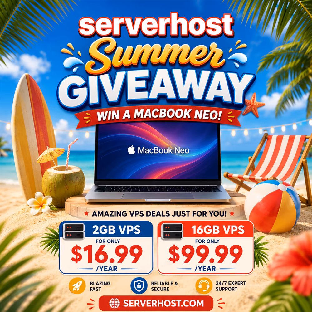 ServerHost July 2026 Giveaway