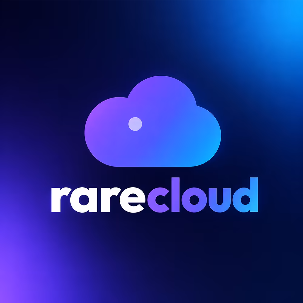 Giao diện nền tảng đám mây RareCloud mới với các tùy chọn Kubernetes và Cloud VM