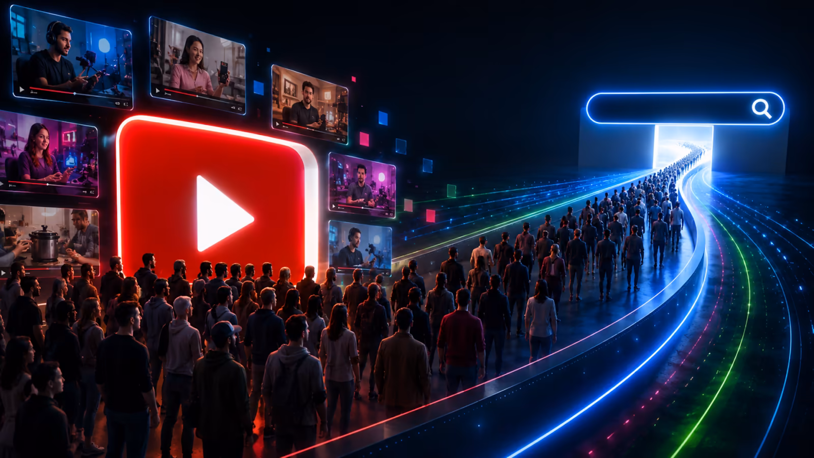 Minh họa cạm bẫy demand capture và giải pháp YouTube trong tiếp thị số